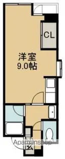 マトリクス【608号室】の間取り
