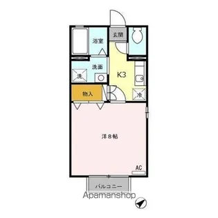 クレールメゾン【2階】の間取り