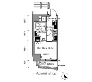 パークアクシス新板橋イースト【5階】の間取り