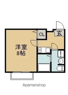 クレアフォーチュン連坊駅前【3階】の間取り