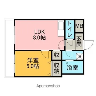 コリール太宰府【3階】の間取り