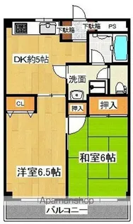 東京都青梅市新町5丁目【マンション】の間取り