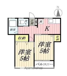 香コーポ【2階】の間取り