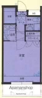 エステートモア・平尾パージュ【2階】の間取り