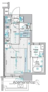 フュージョナル上十条【9階】の間取り