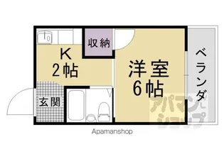 「ローズハイム」【2階】の間取り