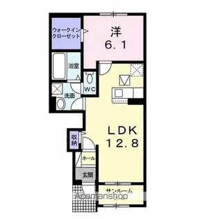 フューチャー1【1階】の間取り