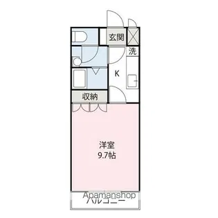 ファベールAKAGI【202号室】の間取り