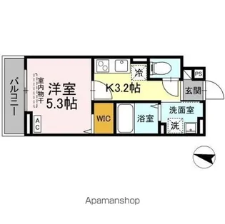 グリシーナヴァッレ【3階】の間取り