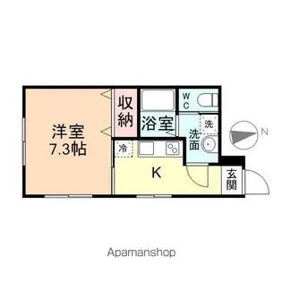アバンティ鐘紡町A棟【101号室】の間取り