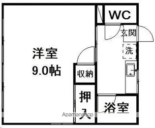 第一桜木コーポ【103号室】の間取り