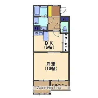 メゾン伊藤【110号室】の間取り