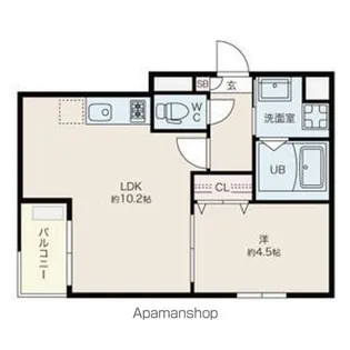 Jack toribami1【1階】の間取り