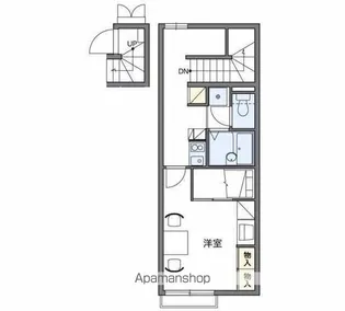 レオパレス古川Ⅲ【206号室】の間取り