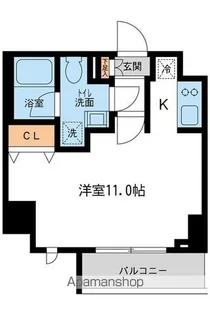 プライムアーバン住吉Ⅱ【3階】の間取り