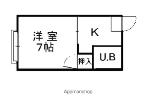 サニーハイツ高田【2階】の間取り