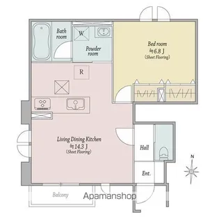 WINDSOR COURT【1階】の間取り