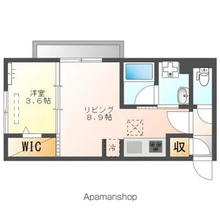 ガーデンアークC【1階】の間取り