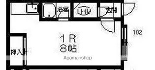 パブリックヴィラⅢ【102号室】の間取り