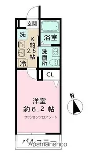 メゾンドアルク【2階】の間取り