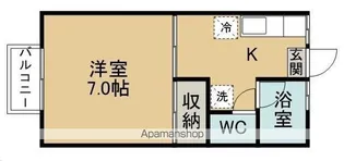 メモリーハウス【102号室】の間取り