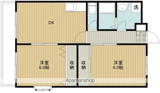 カサ・デ・イケダ アスール【101号室号室】の間取り
