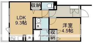 エメラルド【1階】の間取り
