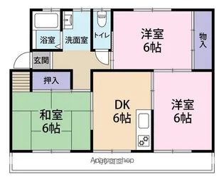 林マンション【202号室】の間取り