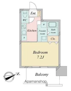リバーコート砂田橋I【11階】の間取り