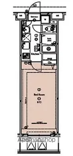 TRADIS NIPPORI E【1002号室】の間取り