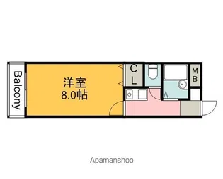 パーク吉山【3階】の間取り