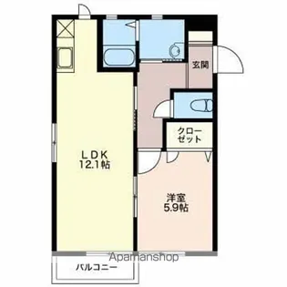 ドムス文京町【1階】の間取り