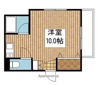 ロッタカーマラビリンス【205号室】の間取り