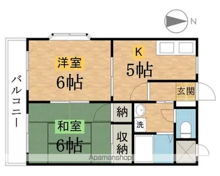 ルミナスガーデン【203号室】の間取り
