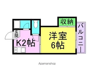ジョイフルハイツ【204号室】の間取り