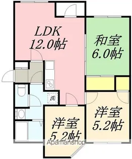 TS86フロムファースト【301号室】の間取り