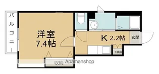 ブルアシエロ【101号室】の間取り