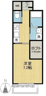 GRAND JADE 中央町【1201号室】の間取り