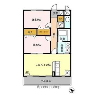 エクセレンス フジエ【2階】の間取り