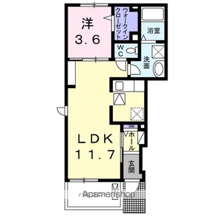 プレジール Ⅱ【1階】の間取り