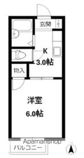 アストライアコート【202号室】の間取り