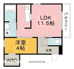 SAKURABASE TOYONAKA【3階】の間取り