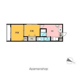 洋光台コープ今井【2階】の間取り