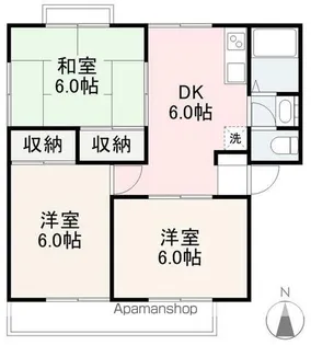 ロイヤルクレインハイツ【G202号室】の間取り