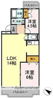 ビューテラス【3階】の間取り