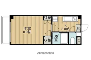 パインビュー【102号室】の間取り