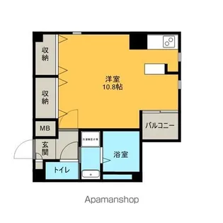 鳥居西アベニュー【201号室号室】の間取り