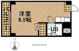 アップル第2マンション【2階】の間取り