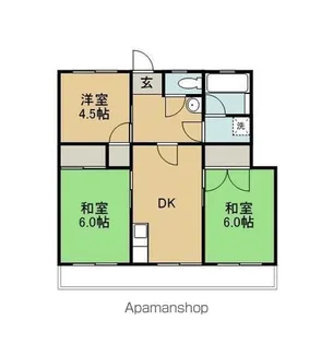 金丸ハイツ【402号室】の間取り