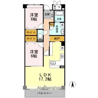 グランパルク【3階】の間取り